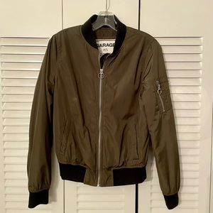 Garage Olive Bomber Jacket